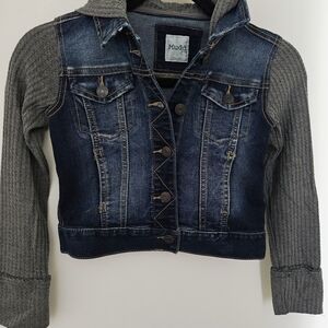 Kids Denim and Gray Jacket